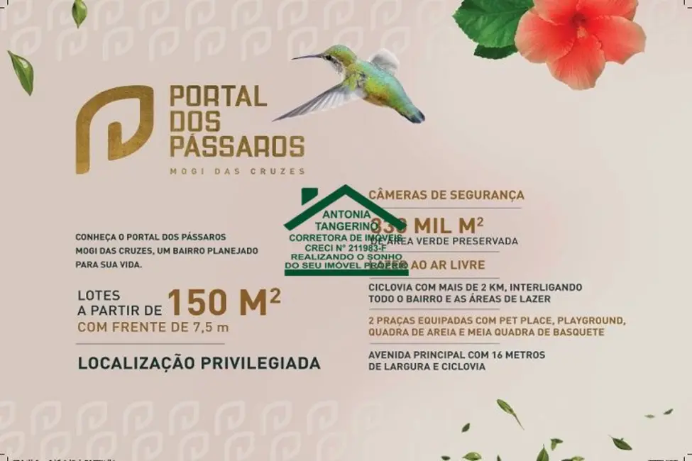 Foto 2 de Terreno / Lote à venda, 150m2 em Jardim Layr, Mogi Das Cruzes - SP