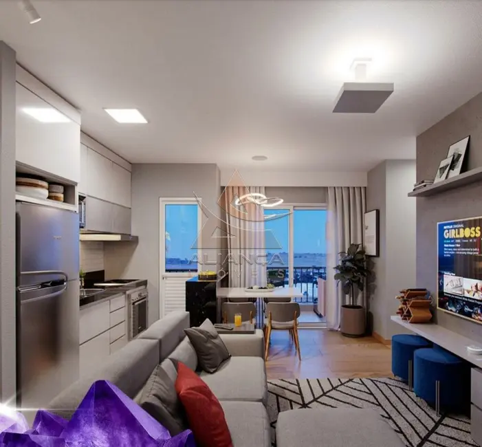 Foto 3 de Apartamento com 2 quartos à venda, 55m2 em Jardim Anhangüera, Ribeirao Preto - SP