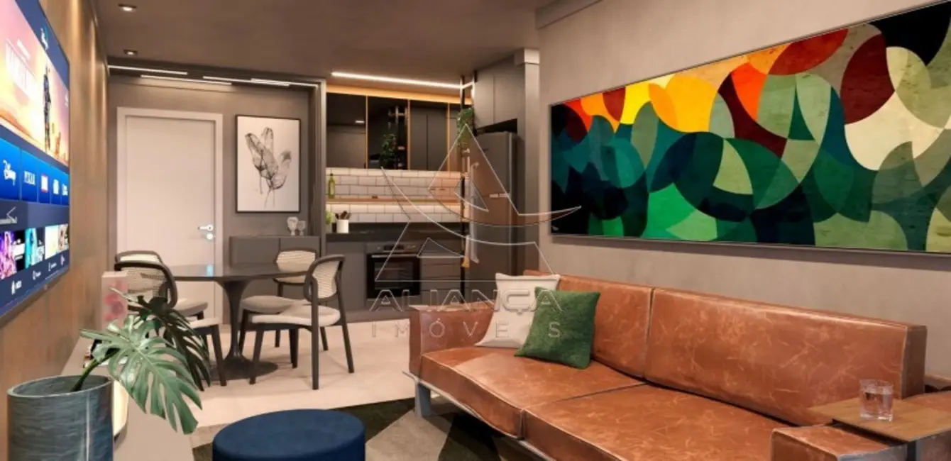 Foto 2 de Apartamento com 1 quarto à venda, 53m2 em Nova Ribeirânia, Ribeirao Preto - SP