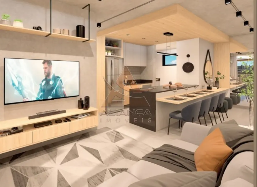 Foto 1 de Apartamento com 2 quartos à venda, 47m2 em Ribeirao Preto - SP