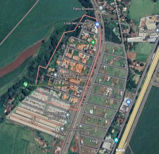 Foto 4 de Terreno / Lote à venda, 250m2 em Brodowski - SP