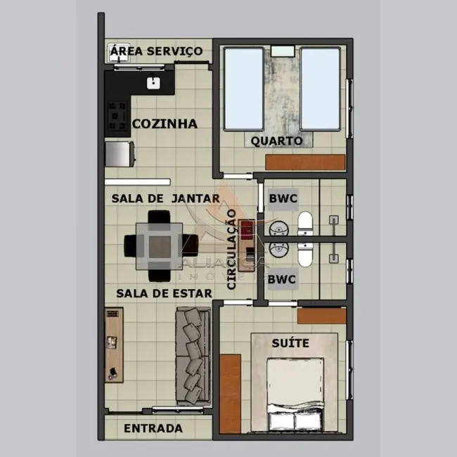 Foto 2 de Casa com 2 quartos à venda, 60m2 em Ribeirao Preto - SP