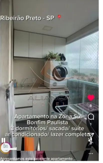 Foto 8 de Apartamento com 3 quartos à venda, 85m2 em Ribeirao Preto - SP