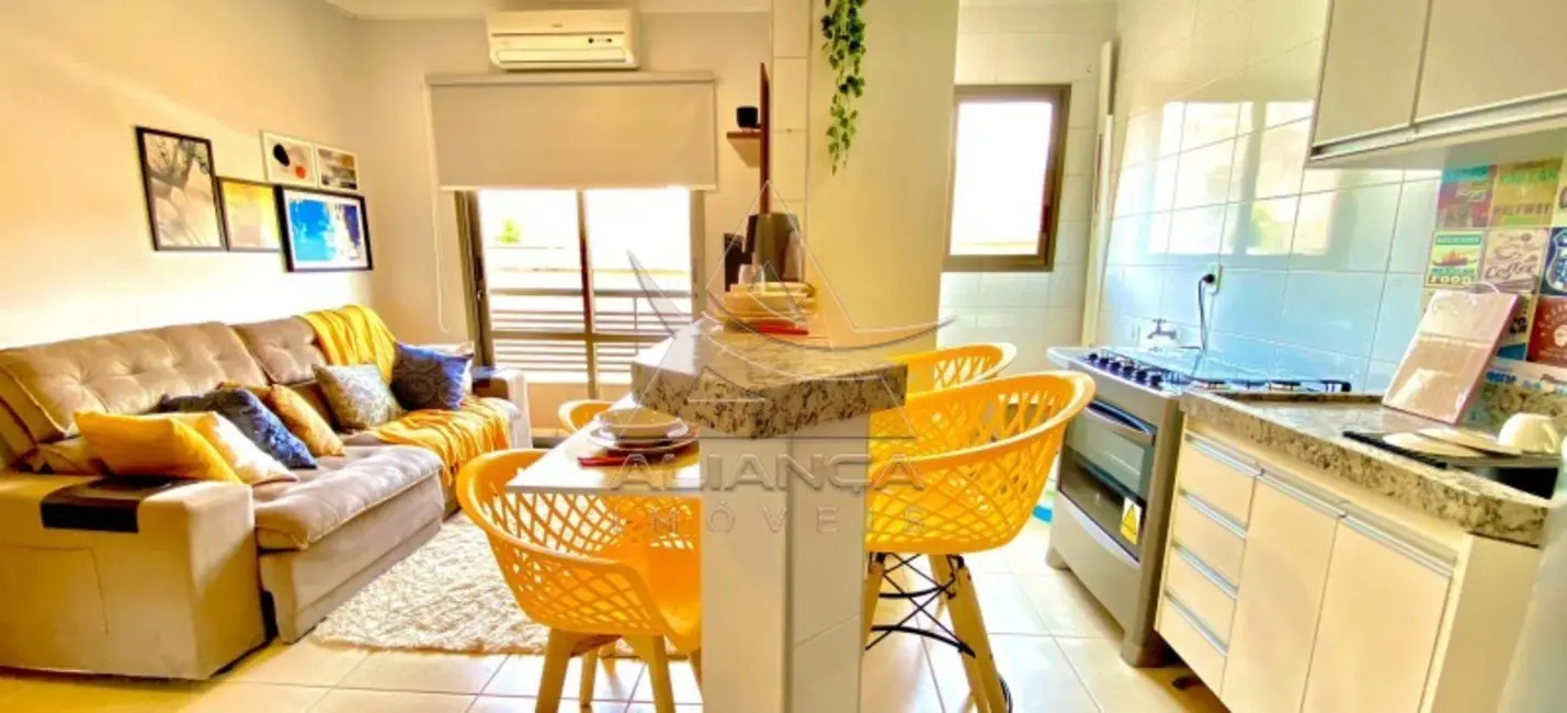 Foto 4 de Apartamento com 1 quarto para alugar, 38m2 em Jardim Botânico, Ribeirao Preto - SP