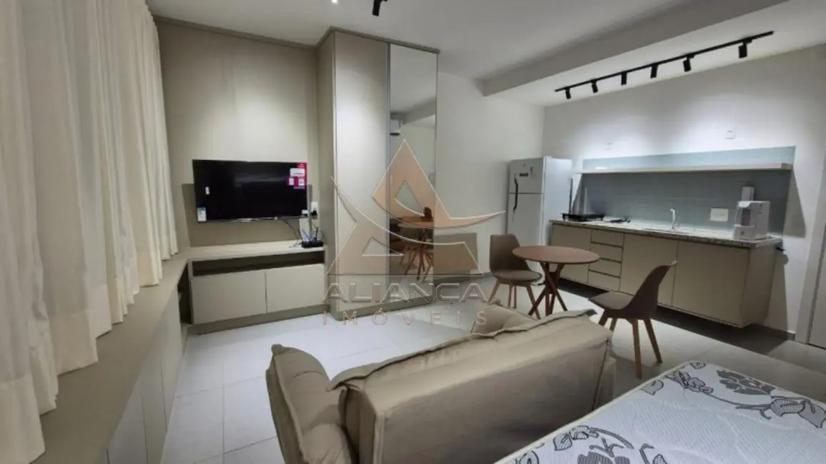 Foto 1 de Apartamento com 1 quarto para alugar, 28m2 em Jardim Nova Aliança Sul, Ribeirao Preto - SP