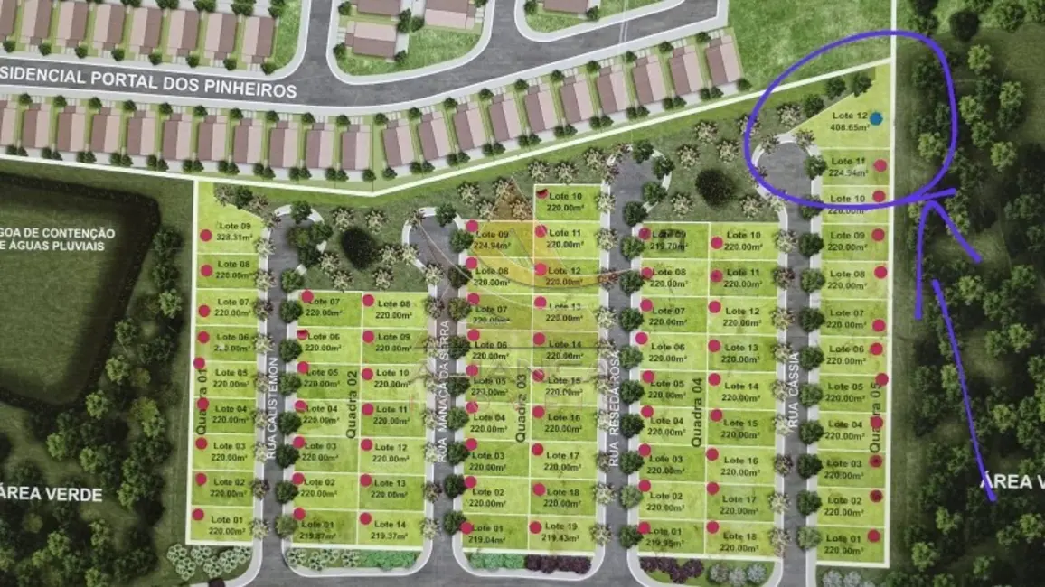 Foto 1 de Terreno / Lote à venda, 409m2 em Villas Mabel, Ribeirao Preto - SP