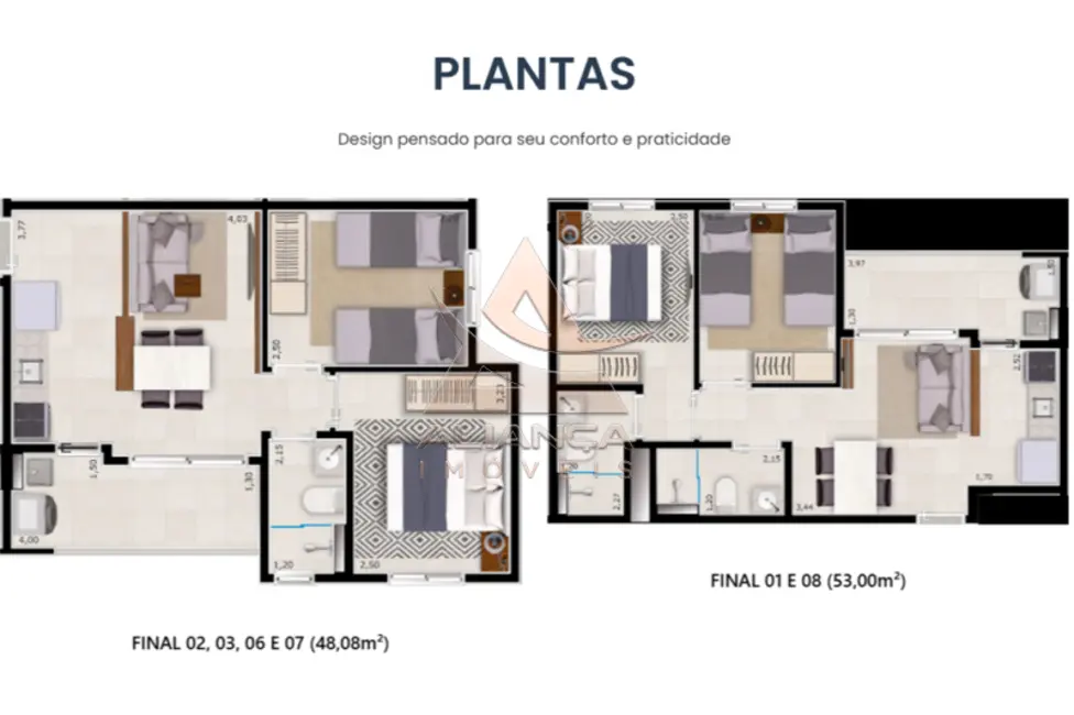 Foto 9 de Apartamento com 2 quartos à venda, 50m2 em Parque dos Lagos, Ribeirao Preto - SP