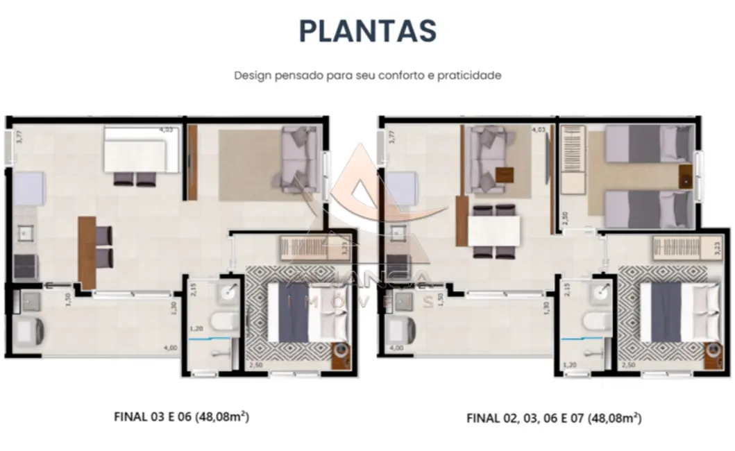 Foto 8 de Apartamento com 2 quartos à venda, 50m2 em Parque dos Lagos, Ribeirao Preto - SP
