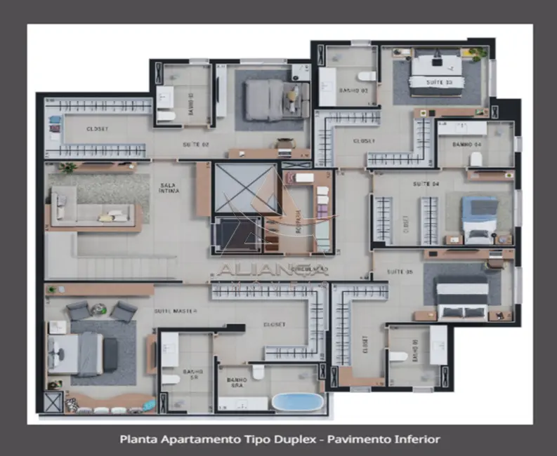 Foto 7 de Apartamento com 5 quartos à venda, 437m2 em Ribeirao Preto - SP