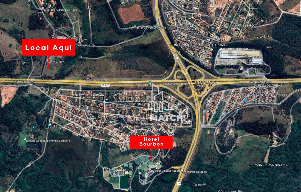 Foto 4 de Terreno / Lote à venda, 29000m2 em Ponte Alta, Atibaia - SP