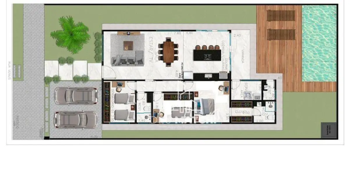 Foto 2 de Casa de Condomínio com 3 quartos à venda, 364m2 em Condomínio Residencial Reserva de Atibaia, Atibaia - SP