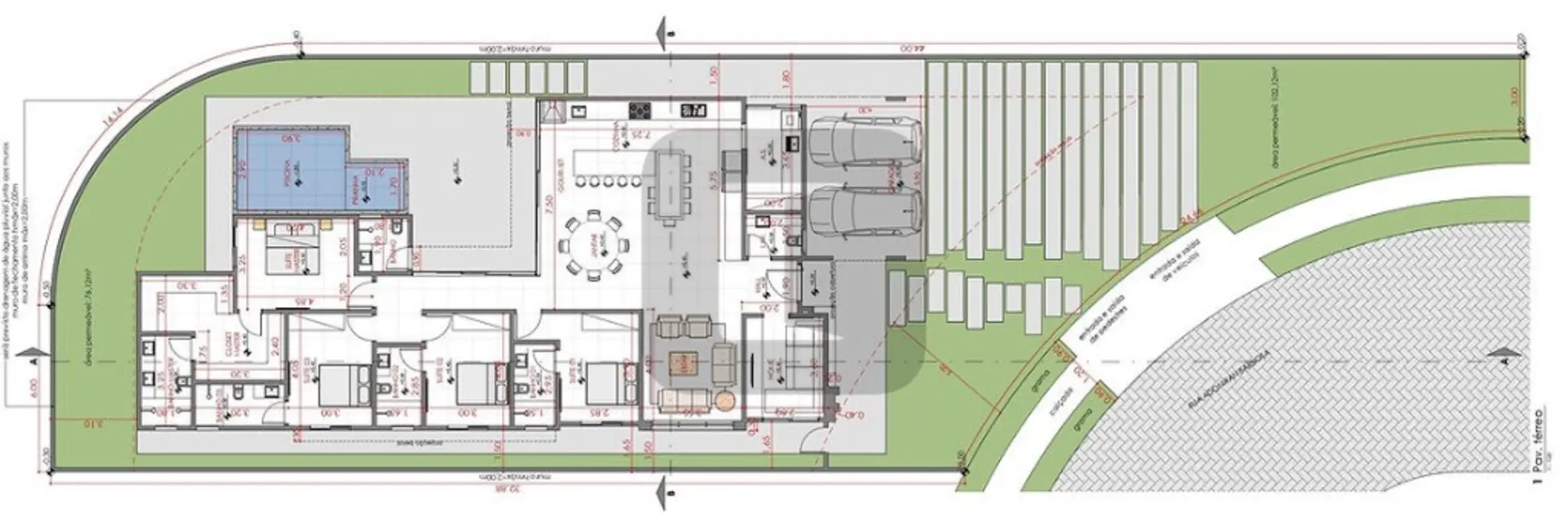 Foto 8 de Casa de Condomínio com 4 quartos à venda, 254m2 em Parque Brasil 500, Paulinia - SP