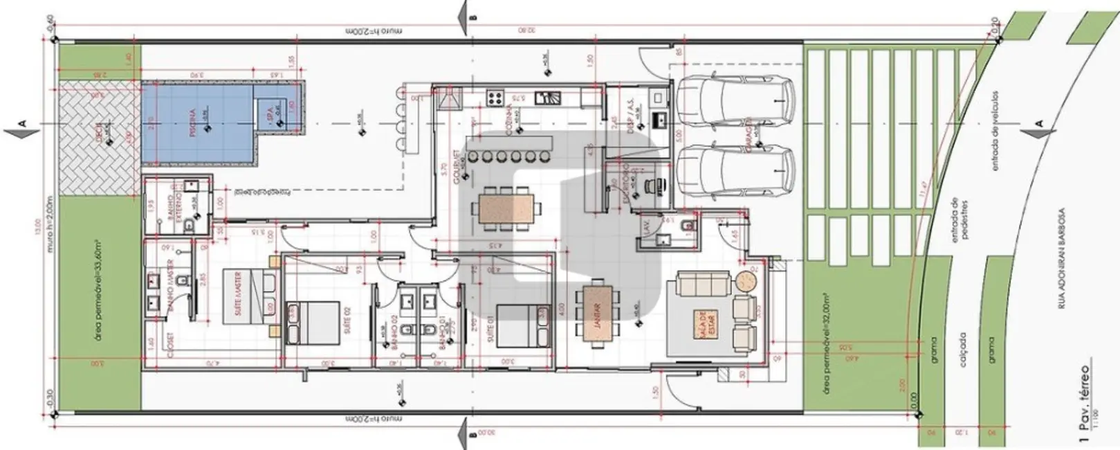 Foto 7 de Casa de Condomínio com 3 quartos à venda, 192m2 em Parque Brasil 500, Paulinia - SP