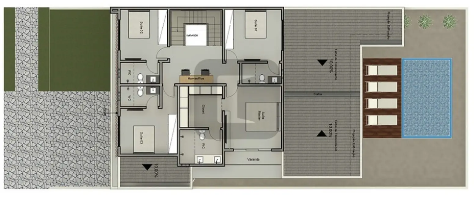 Casa de Condomínio com 4 quartos à venda, 300m2 em Parque Brasil 500, Paulinia - SP - imagem 4 Foto 4 de Casa de Condomínio com 4 quartos à venda, 300m2 em Parque Brasil 500, Paulinia - SP