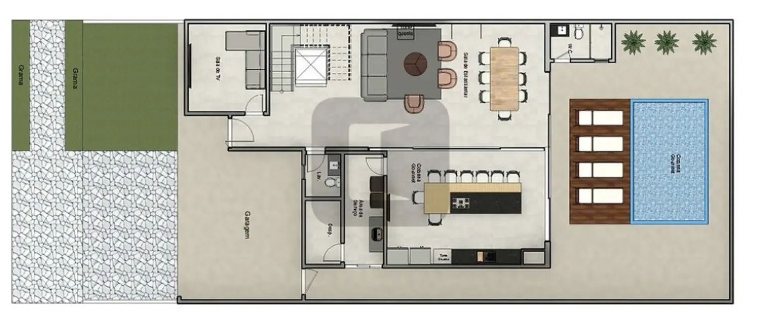 Casa de Condomínio com 4 quartos à venda, 300m2 em Parque Brasil 500, Paulinia - SP - imagem 3 Foto 3 de Casa de Condomínio com 4 quartos à venda, 300m2 em Parque Brasil 500, Paulinia - SP