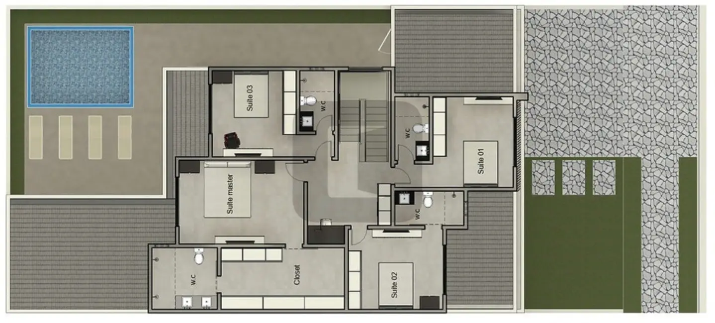 Foto 2 de Casa de Condomínio com 4 quartos à venda, 307m2 em Parque Brasil 500, Paulinia - SP