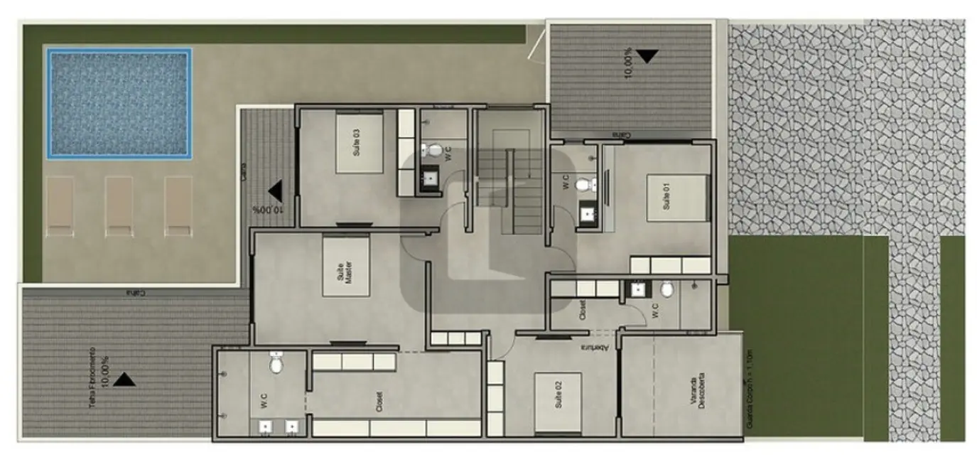 Foto 3 de Casa de Condomínio com 4 quartos à venda, 312m2 em Parque Brasil 500, Paulinia - SP