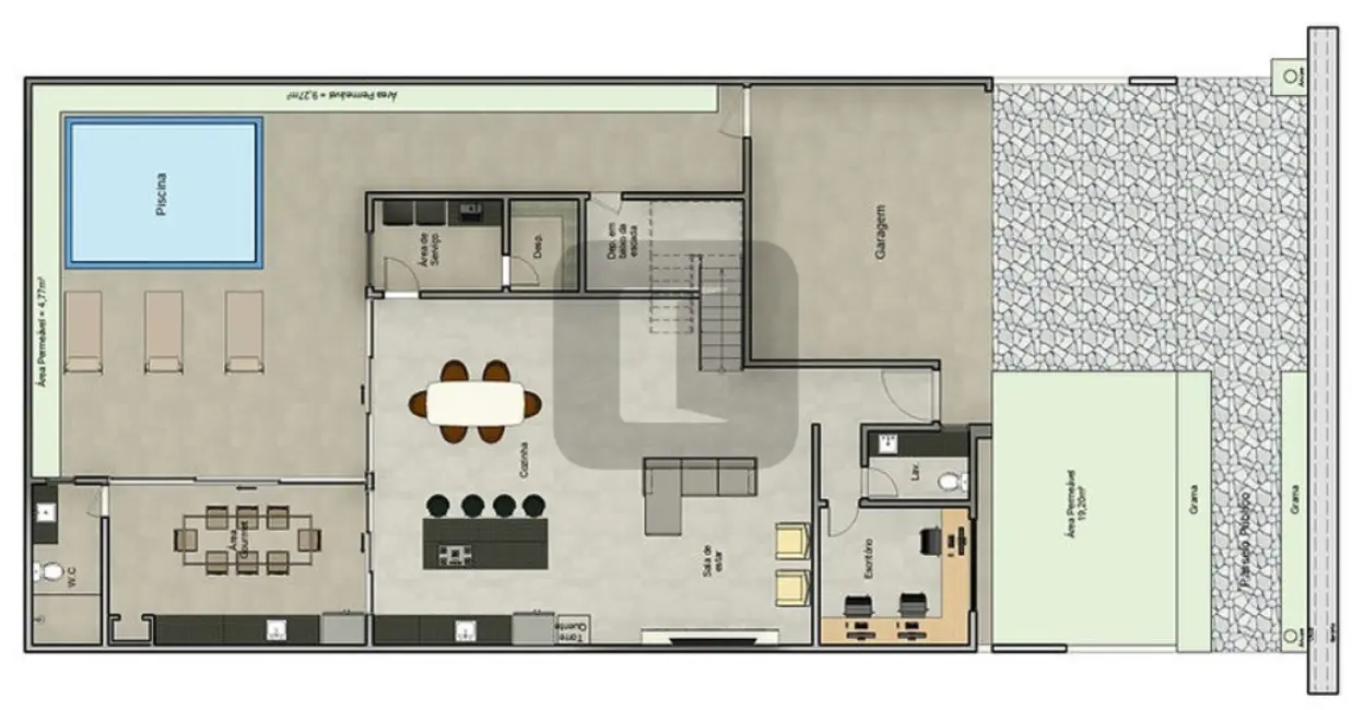 Foto 2 de Casa de Condomínio com 4 quartos à venda, 312m2 em Parque Brasil 500, Paulinia - SP
