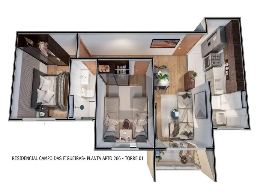 Foto 5 de Apartamento com 2 quartos à venda, 47m2 em Jardim Nova Europa, Campinas - SP