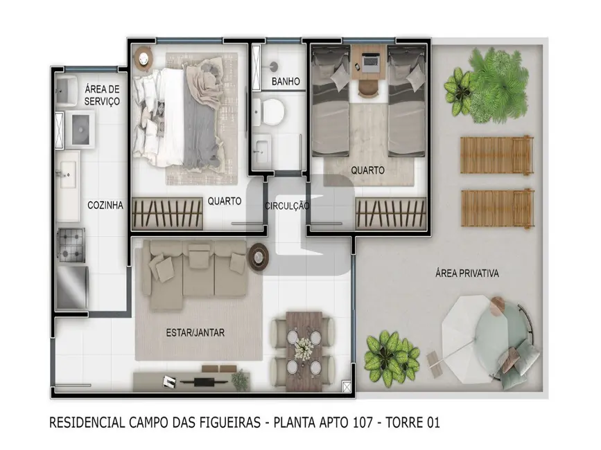 Foto 4 de Apartamento com 2 quartos à venda, 47m2 em Jardim Nova Europa, Campinas - SP