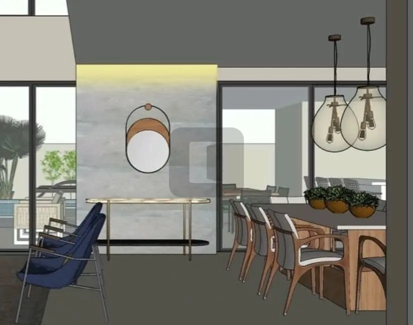 Foto 3 de Casa de Condomínio com 4 quartos à venda, 415m2 em Alphaville Dom Pedro, Campinas - SP