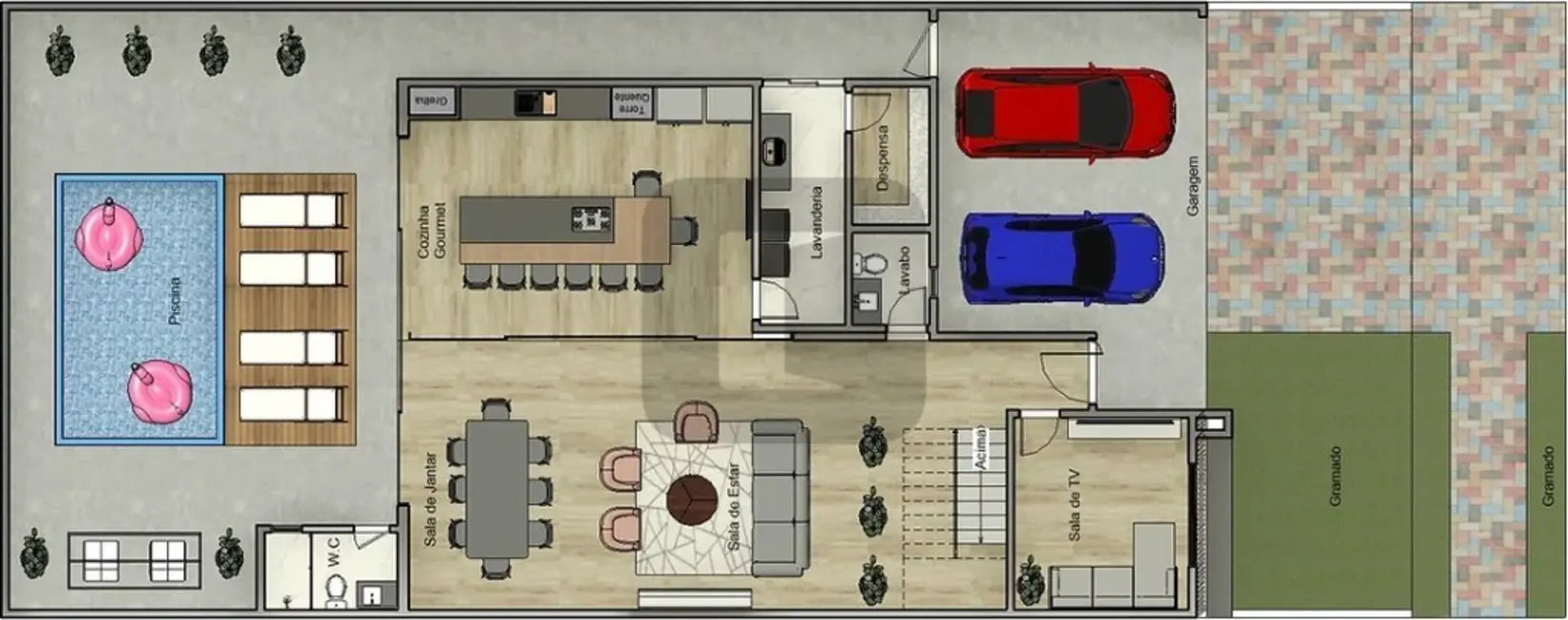 Foto 3 de Casa de Condomínio com 4 quartos à venda, 305m2 em Parque Brasil 500, Paulinia - SP