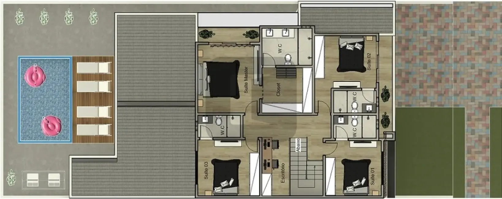 Foto 4 de Casa de Condomínio com 4 quartos à venda, 305m2 em Parque Brasil 500, Paulinia - SP