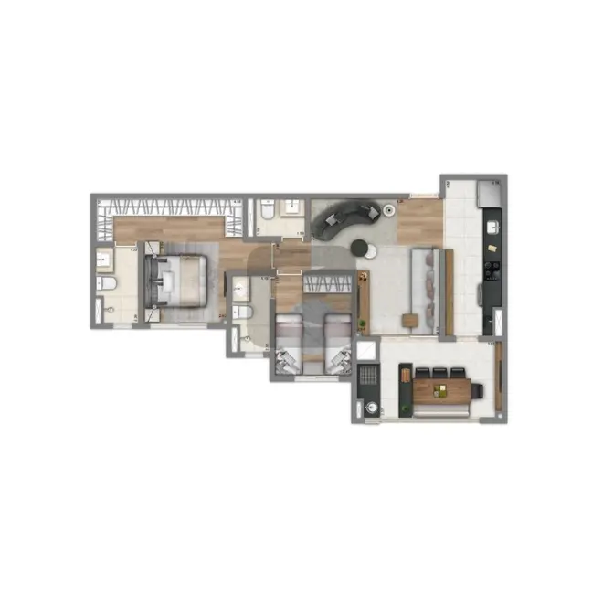 Apartamento com 2 quartos à venda, 73m2 em Jardim Itamarati, Campinas - SP - imagem 3 Foto 3 de Apartamento com 2 quartos à venda, 73m2 em Jardim Itamarati, Campinas - SP