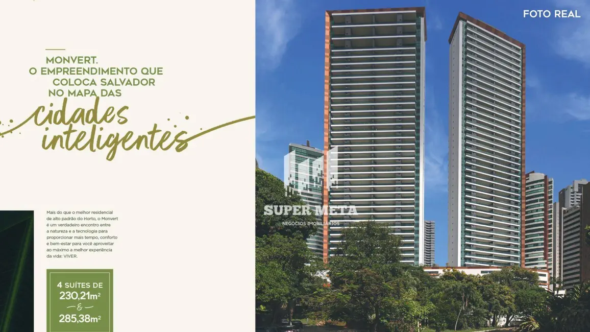 Apartamento com 4 quartos à venda, 230m2 em Horto Florestal, Salvador - BA - imagem 4 Foto 4 de Apartamento com 4 quartos à venda, 230m2 em Horto Florestal, Salvador - BA