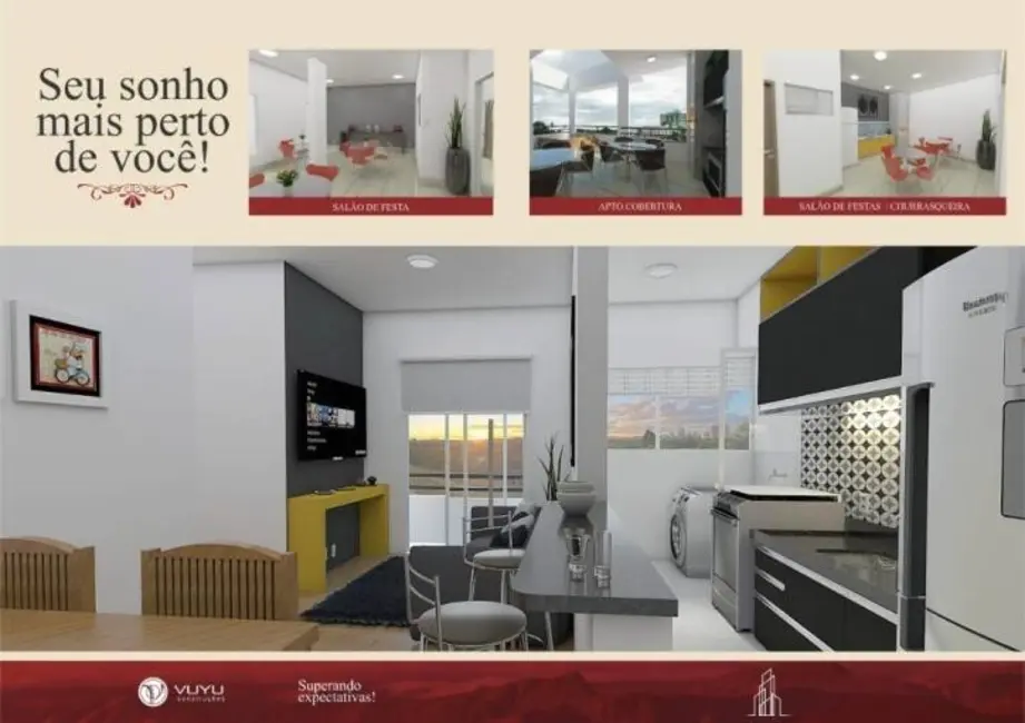 Foto 6 de Apartamento com 2 quartos à venda, 52m2 em Jardim Paulista, Taubate - SP
