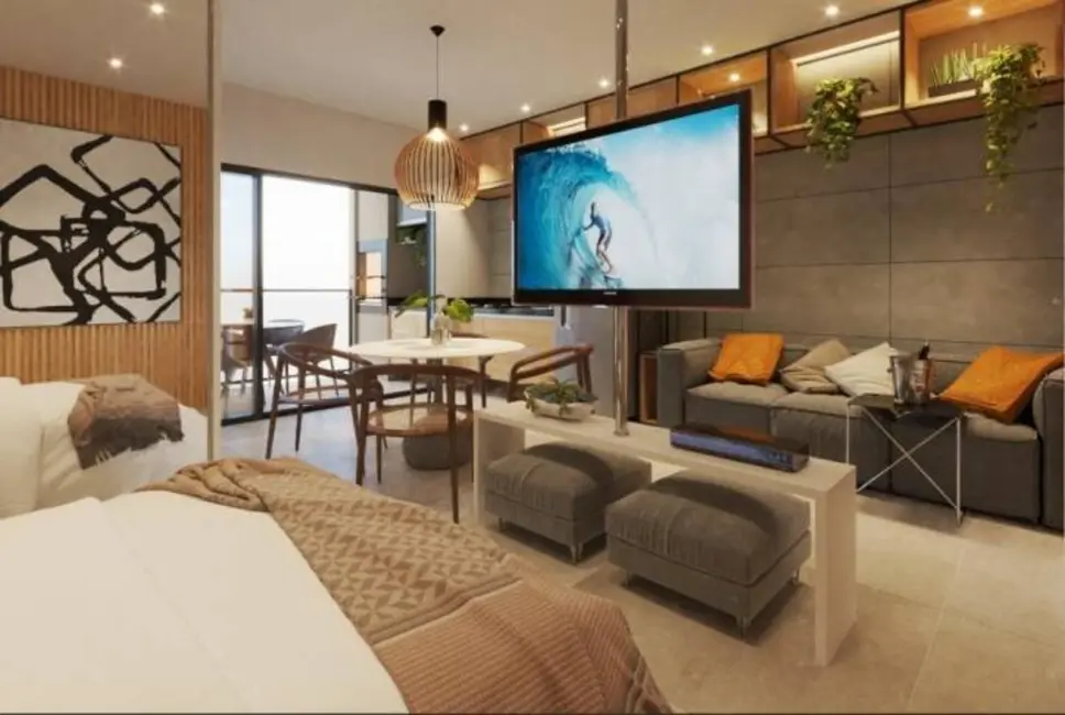 Foto 2 de Apartamento com 1 quarto à venda, 35m2 em Ubatuba - SP