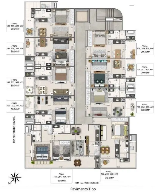 Foto 1 de Apartamento com 3 quartos à venda, 149m2 em Taubate - SP