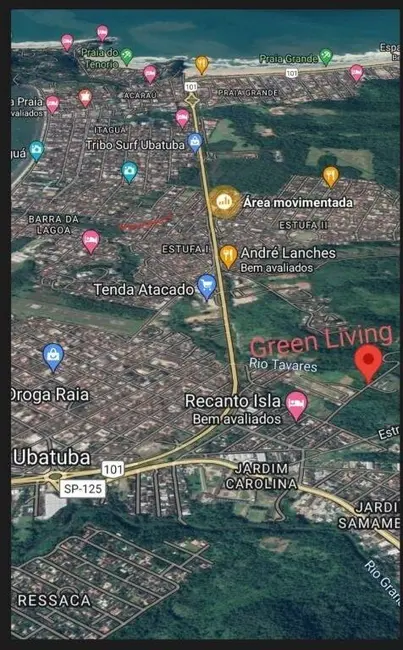 Foto 1 de Apartamento com 1 quarto à venda, 65m2 em Ubatuba - SP