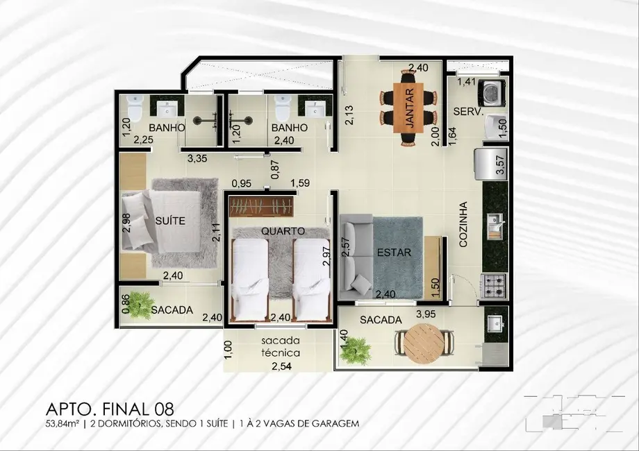Foto 8 de Apartamento com 3 quartos à venda em Ubatuba - SP