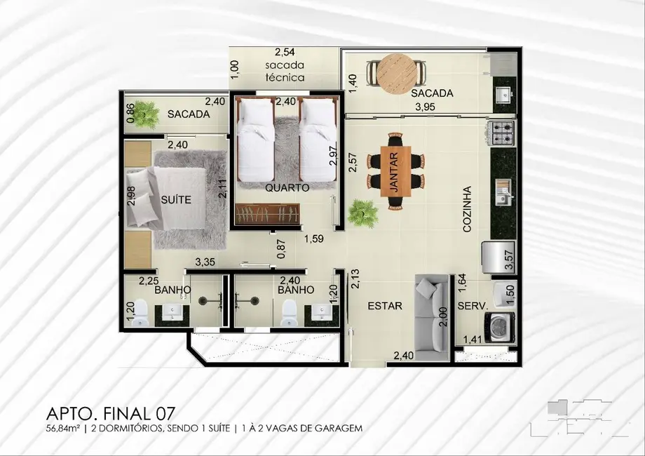 Foto 7 de Apartamento com 3 quartos à venda em Ubatuba - SP