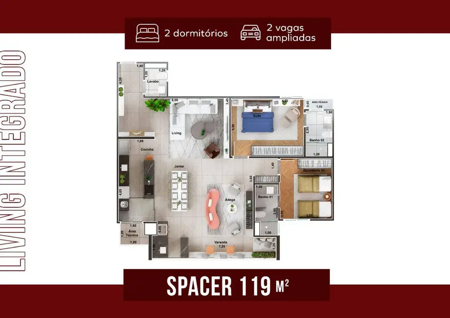 Foto 7 de Apartamento à venda e para alugar em Vila Costa, Taubate - SP