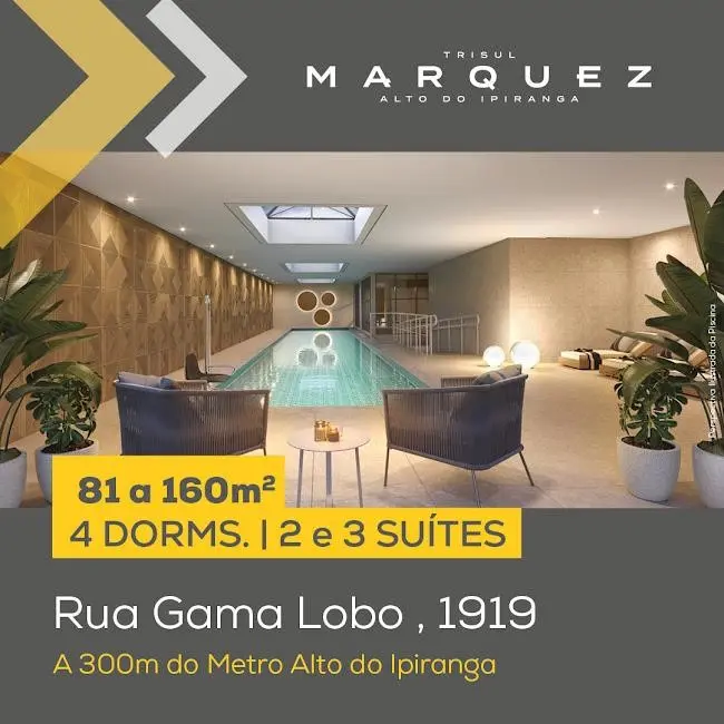 Foto 4 de Apartamento com 3 quartos à venda, 120m2 em Vila Dom Pedro I, São Paulo - SP
