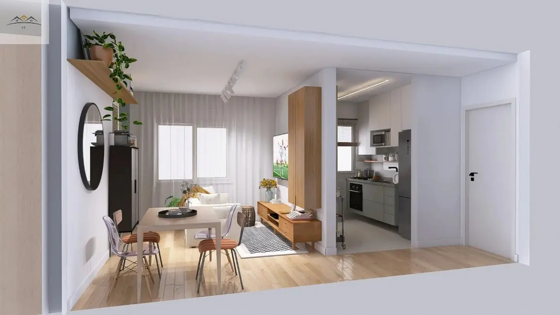 Foto 4 de Apartamento com 2 quartos à venda, 45m2 em Jardim, Santo Andre - SP