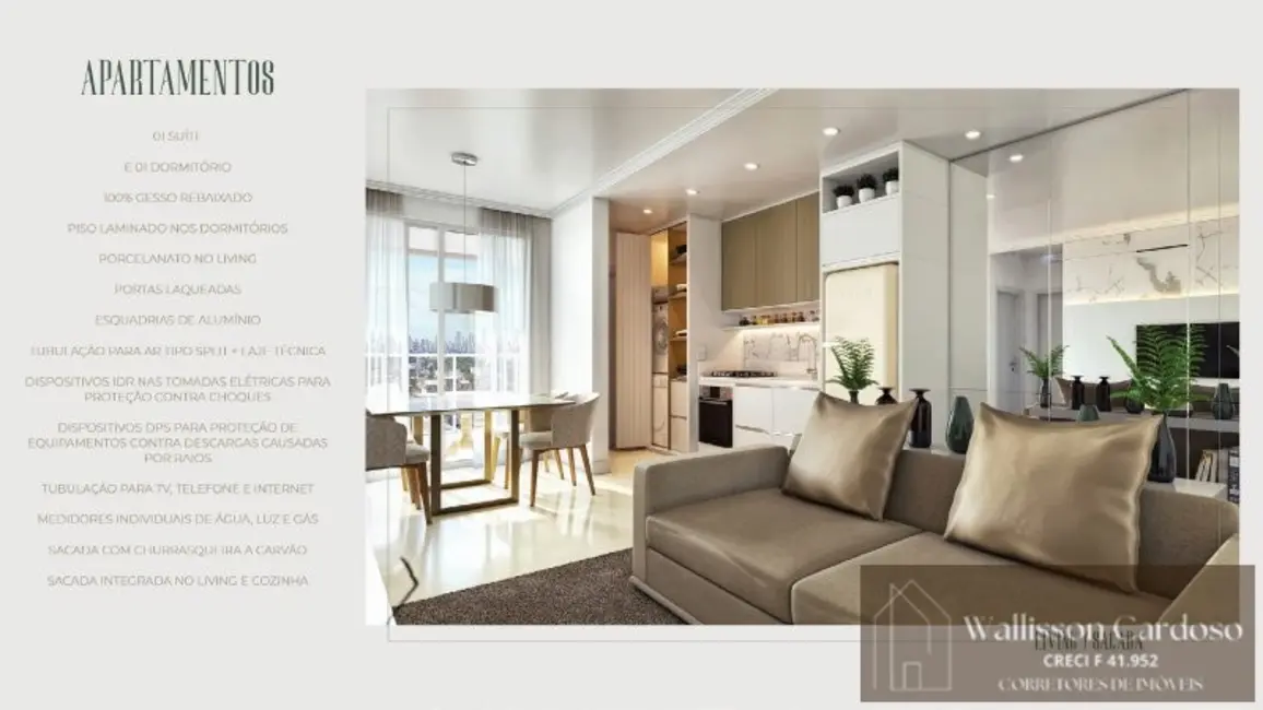 Foto 7 de Apartamento com 2 quartos à venda, 55m2 em São Francisco de Assis, Camboriu - SC