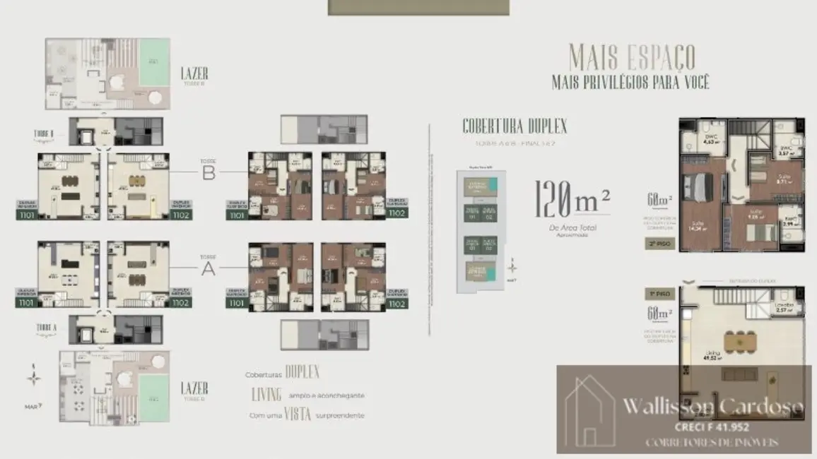 Foto 8 de Apartamento com 2 quartos à venda, 55m2 em São Francisco de Assis, Camboriu - SC