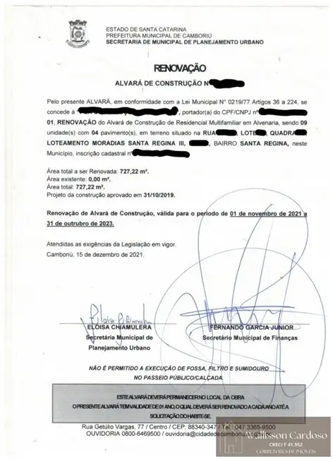 Terreno / Lote à venda em Santa Regina, Camboriu - SC - imagem 3 Foto 3 de Terreno / Lote à venda em Santa Regina, Camboriu - SC