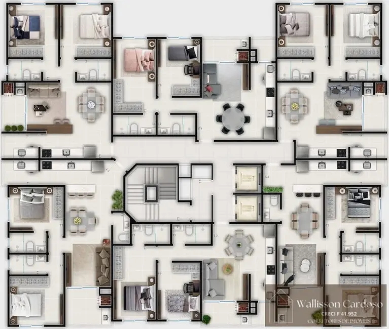 Foto 8 de Apartamento com 2 quartos à venda, 64m2 em Camboriu - SC