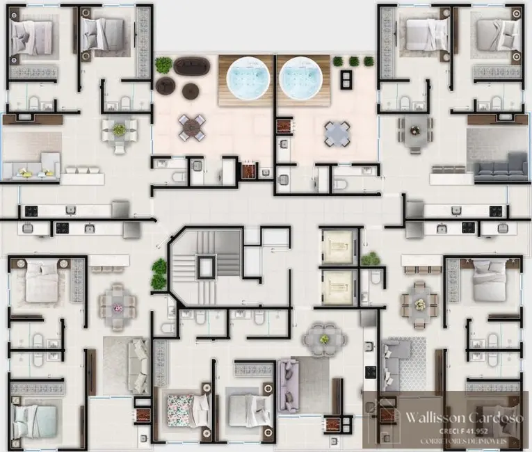 Foto 7 de Apartamento com 2 quartos à venda, 64m2 em Camboriu - SC