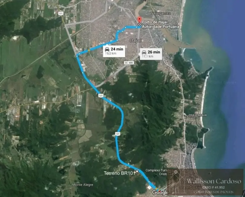 Foto 4 de Terreno / Lote à venda, 50000m2 em Camboriu - SC