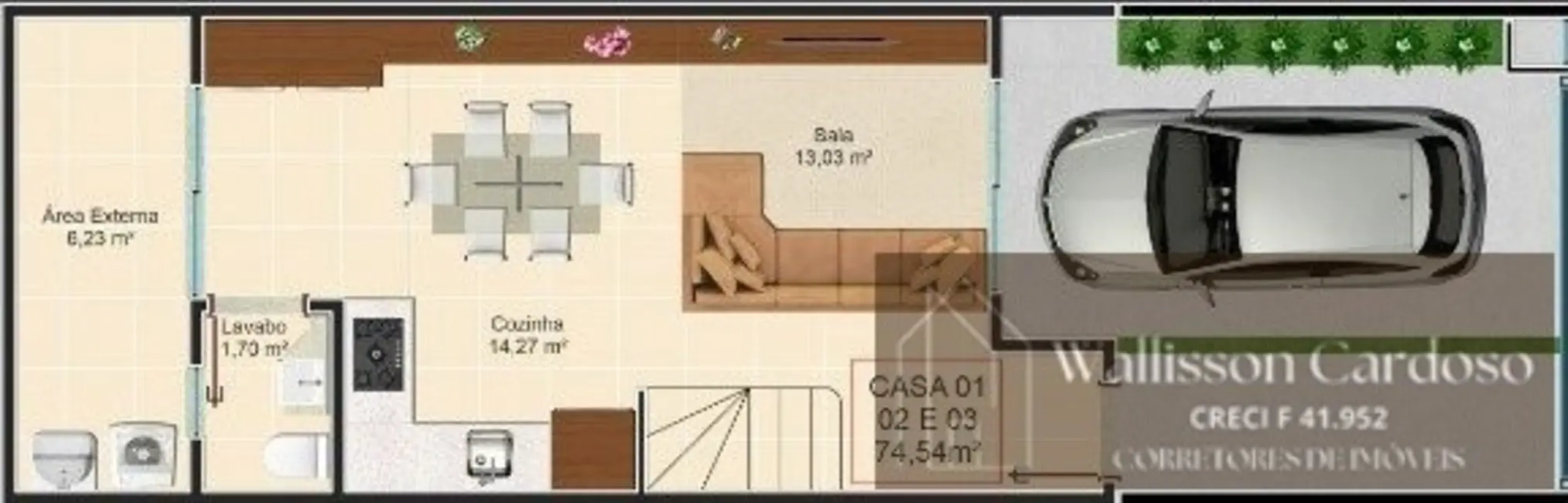 Foto 6 de Sobrado com 2 quartos à venda, 150m2 em São Francisco de Assis, Camboriu - SC