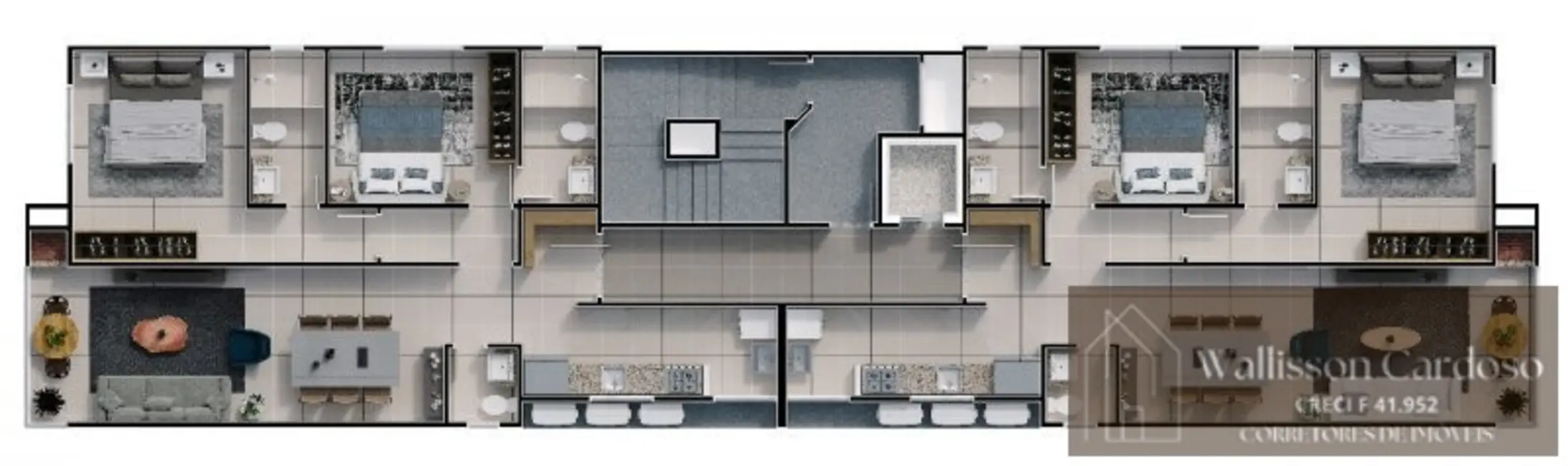 Foto 7 de Apartamento com 2 quartos à venda, 86m2 em Camboriu - SC