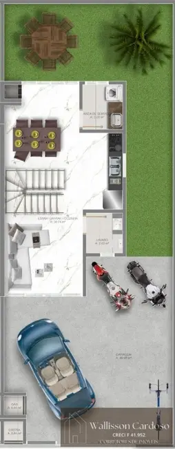 Sobrado com 2 quartos à venda, 115m2 em São Francisco de Assis, Camboriu - SC - imagem 4 Foto 4 de Sobrado com 2 quartos à venda, 115m2 em São Francisco de Assis, Camboriu - SC