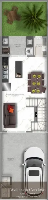 Sobrado com 2 quartos à venda, 115m2 em São Francisco de Assis, Camboriu - SC - imagem 7 Foto 7 de Sobrado com 2 quartos à venda, 115m2 em São Francisco de Assis, Camboriu - SC