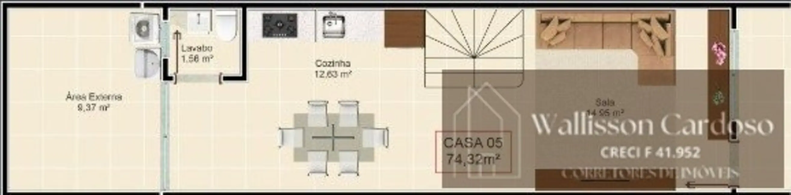 Foto 9 de Sobrado com 2 quartos à venda, 150m2 em São Francisco de Assis, Camboriu - SC