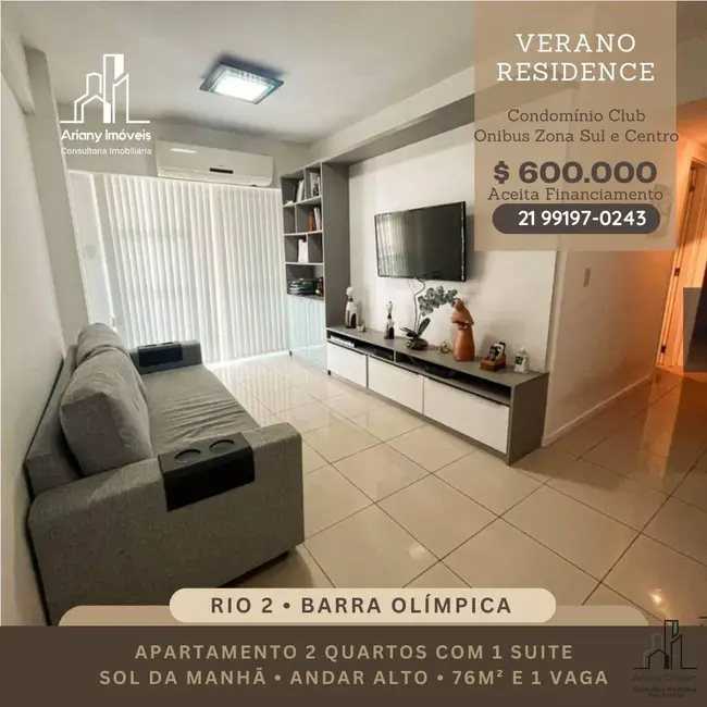 Foto 1 de Apartamento com 2 quartos à venda, 76m2 em Jacarepaguá, Rio De Janeiro - RJ